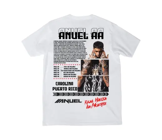 Camiseta Urban Style. Anuel en blanco