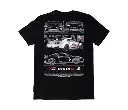 Camiseta Urban Style. NISMO en blanco y negro