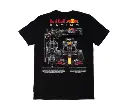 Camiseta Urban Style. RED BULL F1 en negro