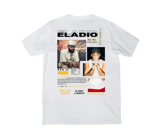 Camiseta Urban Style. ELADIO en blanco y negro