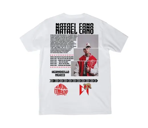 Camiseta Urban Style. NATAEL CANO en blanco