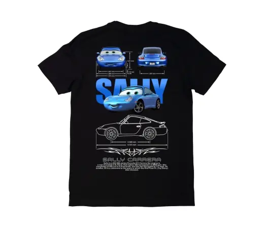 Camiseta Urban Style. SALLY en blanco y negro