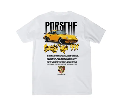 Camiseta Urban Style. CLASSIC TYPE en blanco
