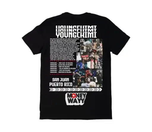 Camiseta Urban Style. YOVNGCHIMI en Negro