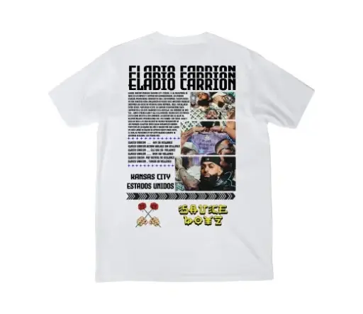 Camiseta Urban Style. ELADIO CARRION en blanco y negro