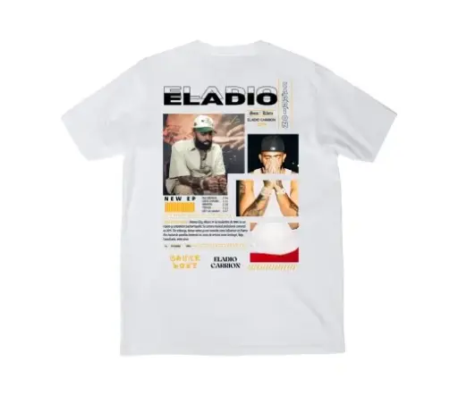 Camiseta Urban Style. ELADIO en blanco y negro