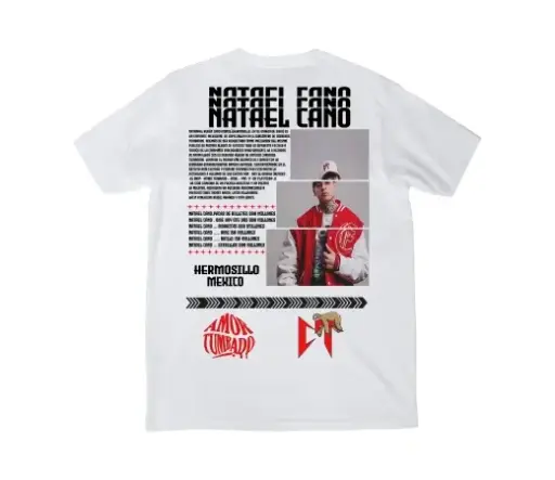 Camiseta Urban Style. NATAEL CANO en blanco