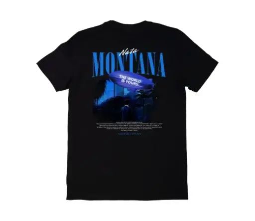 Camiseta Urban Style. NATA MONTANA negro
