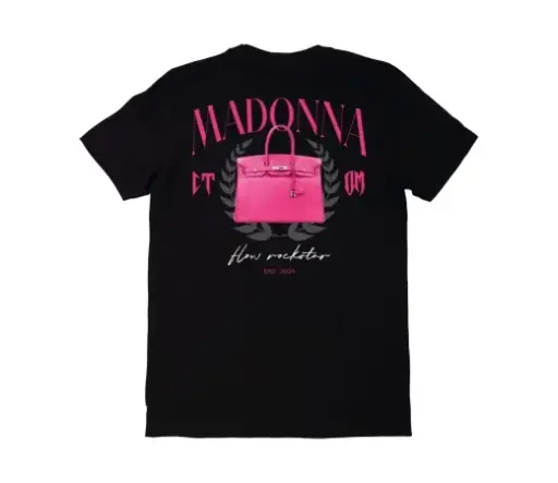 Camiseta Urban Style. MADONNA negro