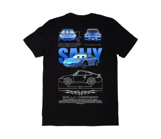 Camiseta Urban Style. SALLY en blanco y negro