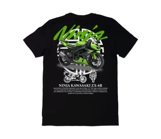 Camiseta Urban Style. NINJA en negro