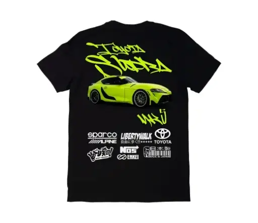 Camiseta Urban Style. SUPRA en negro