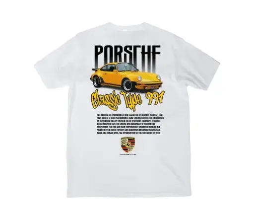 Camiseta Urban Style. CLASSIC TYPE en blanco