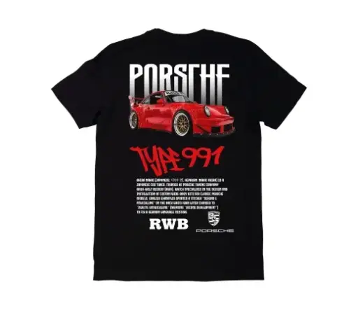 Camiseta Urban Style. TYPE 991 en negro
